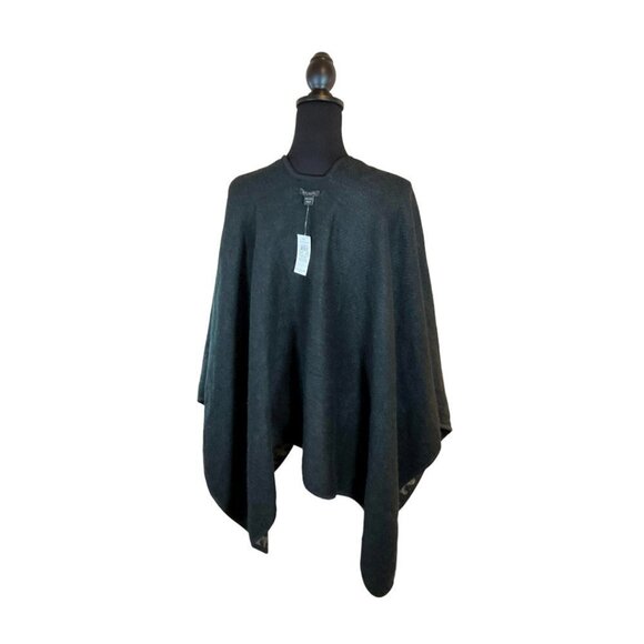 ANN Taylor Reversible Leopard Cheetah Print and Black Wrap Sweater One S… - Picture 2 of 9